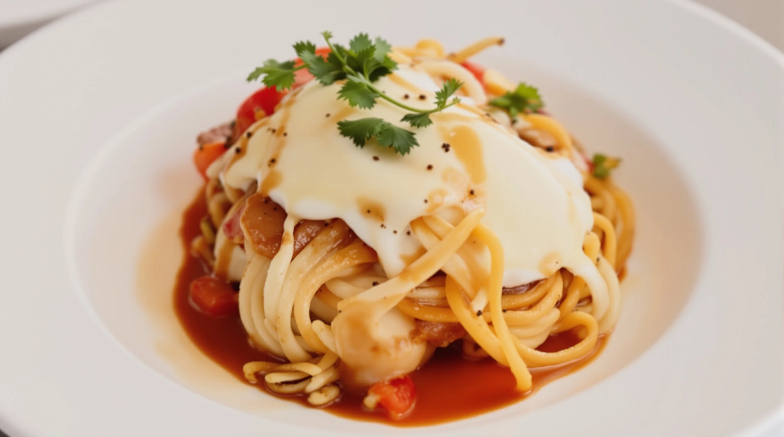 Smartphone with a clip-on LED light photographing a dish on a restaurant table; a small white card used as a reflector