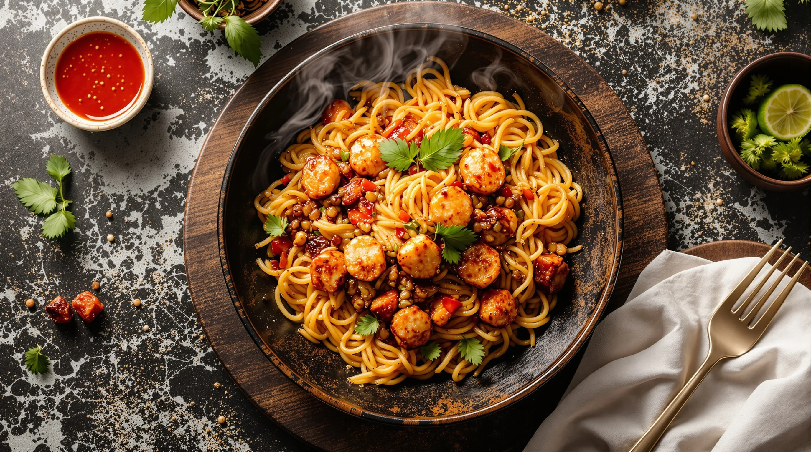 YummyPic workflow: upload a phone image and receive multiple edited styles ready for menus