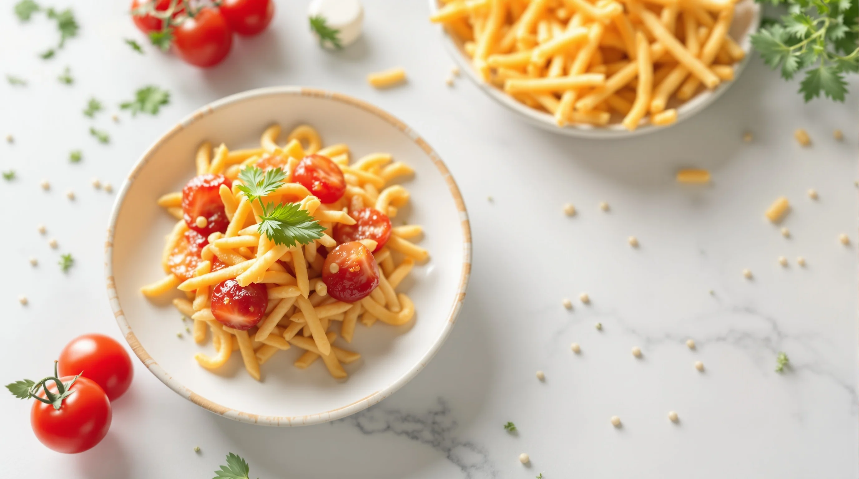 Before-and-after comparison showing a phone photo cropped and enhanced to follow the rule of thirds