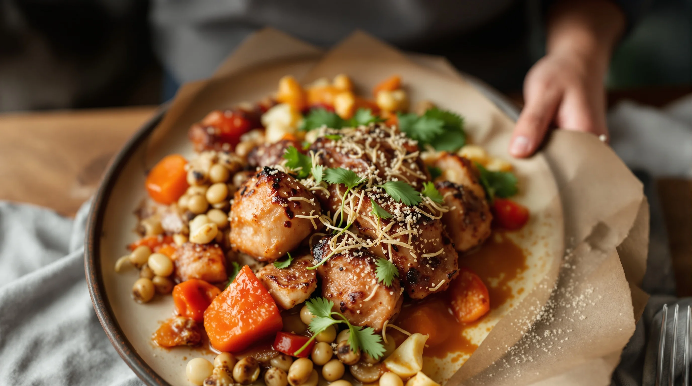 Styled menu items aligned consistently for brand coherence