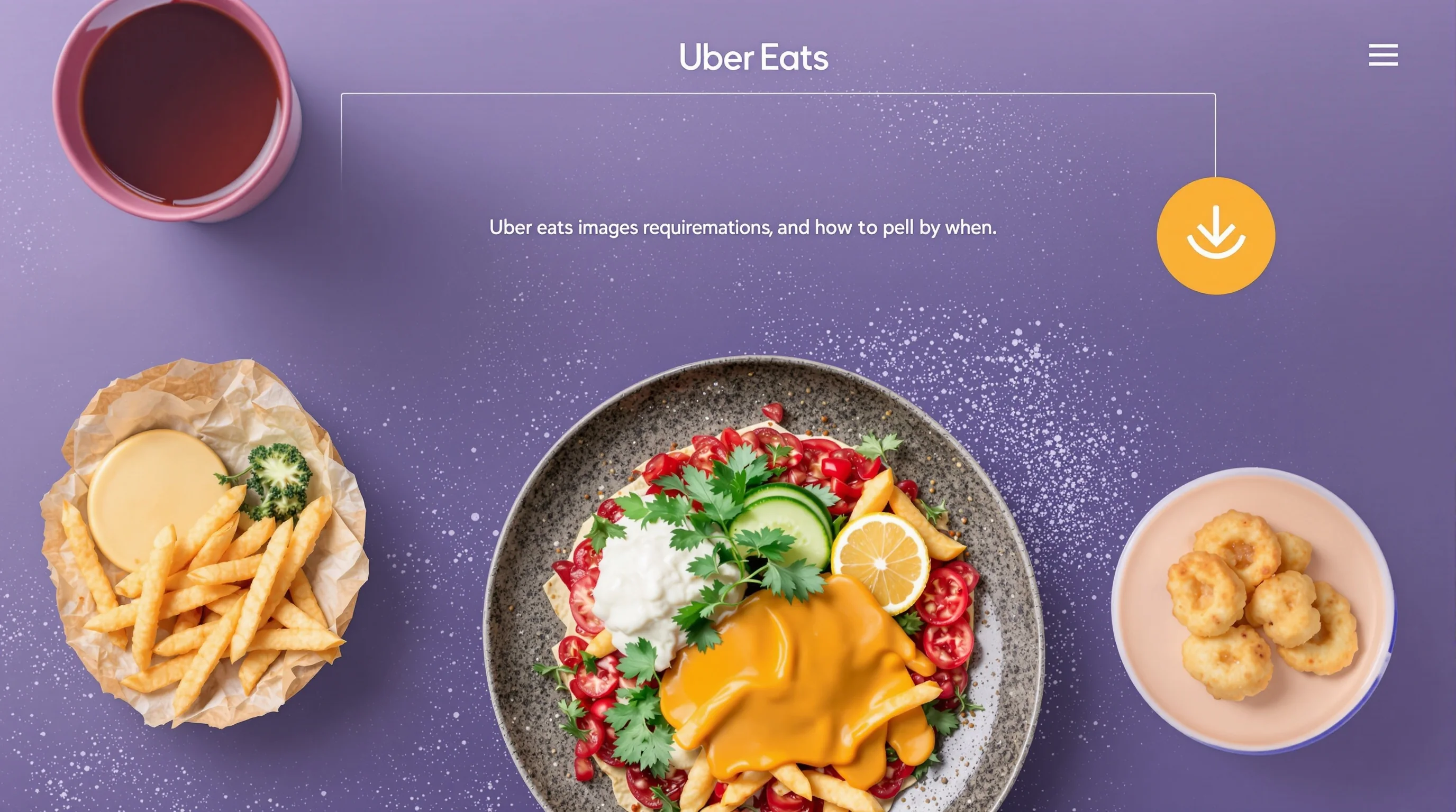 Before and after AI enhancement of a menu photo showing improved lighting and crop
