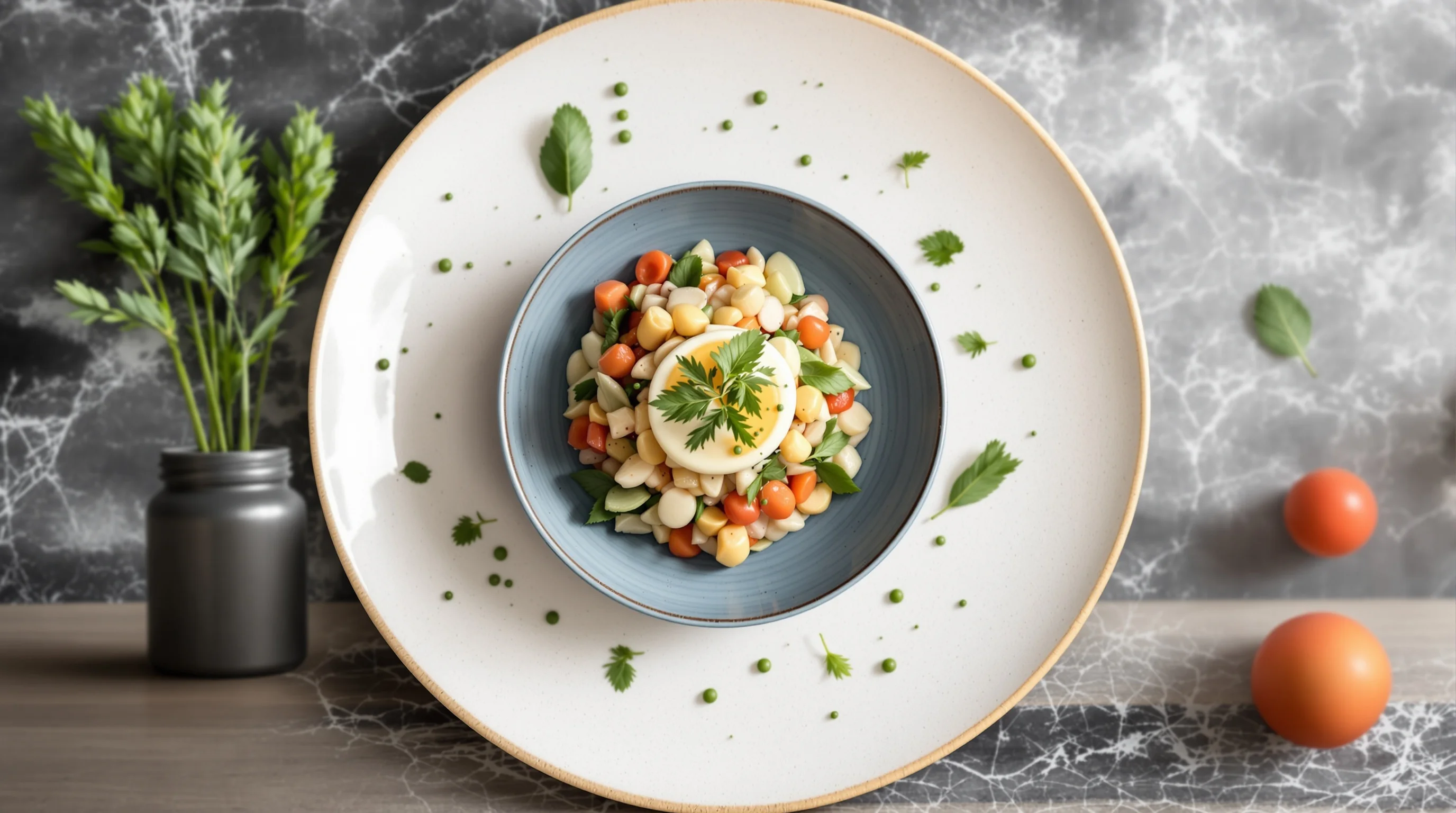 Comparison of shallow depth-of-field between prime and zoom on plated dish