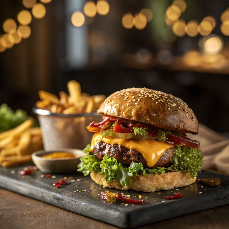 Professional food photography example with shallow depth of field