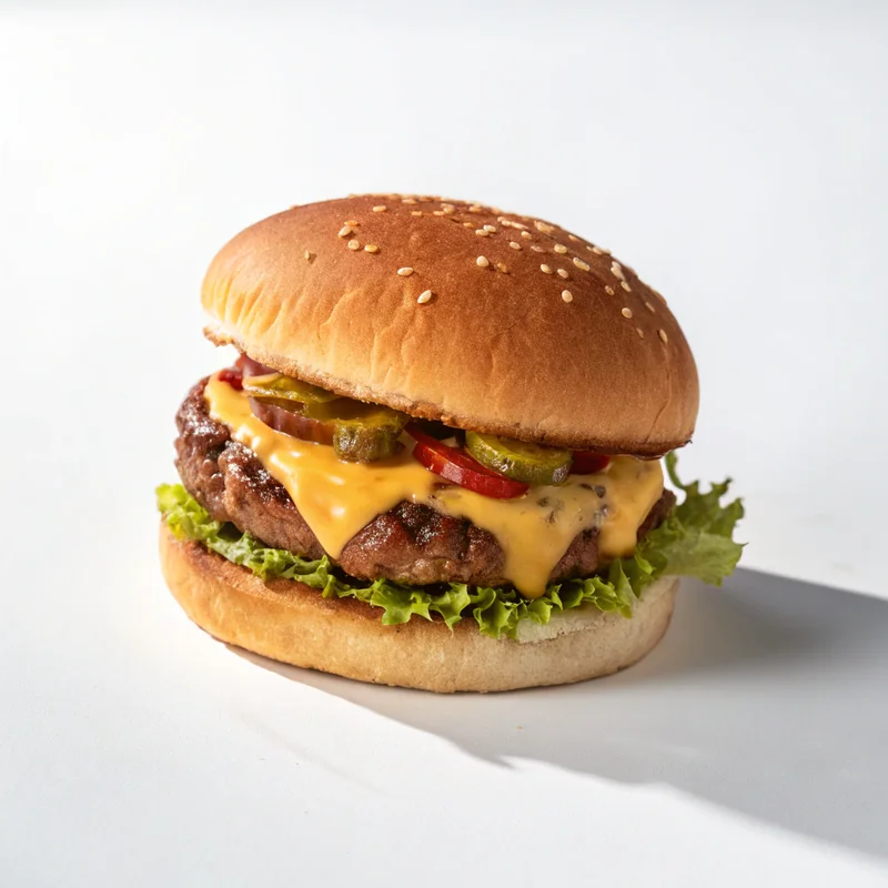 Delivery food burger