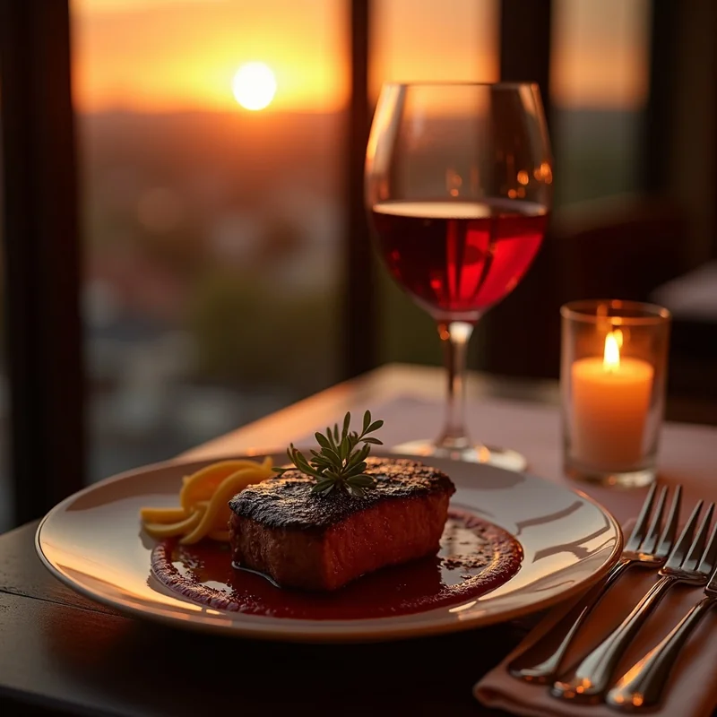 Restaurant table setting