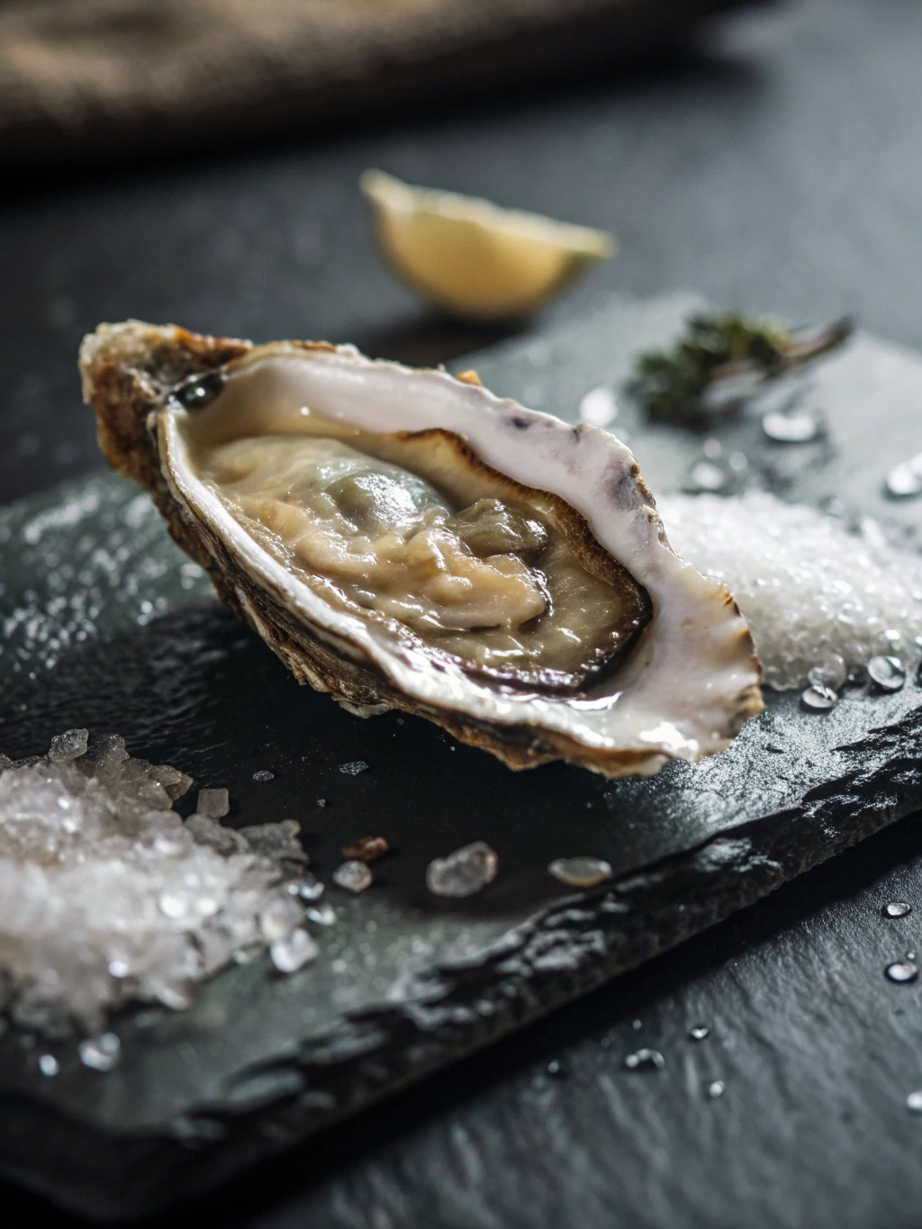 Dark Minimalist Close-Up